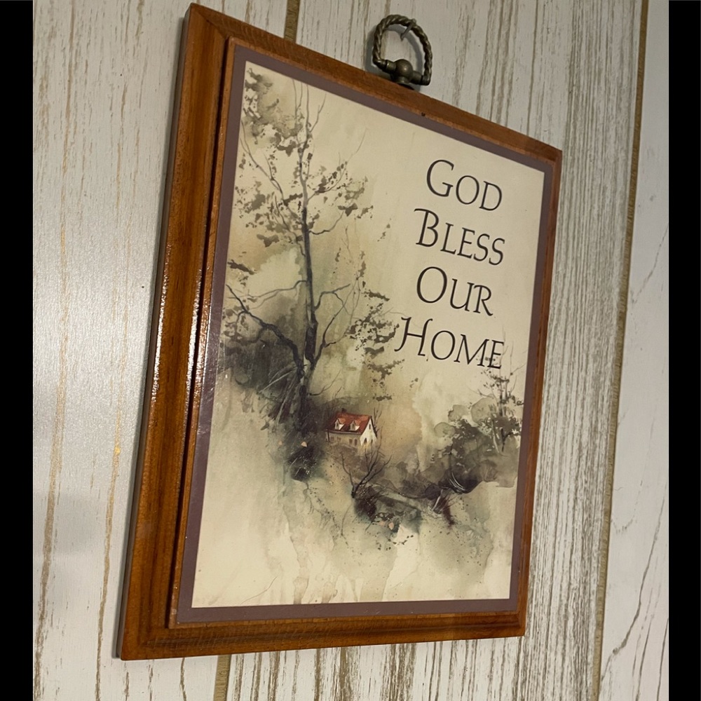 Christian Message Wall Plaques / Set Of 2